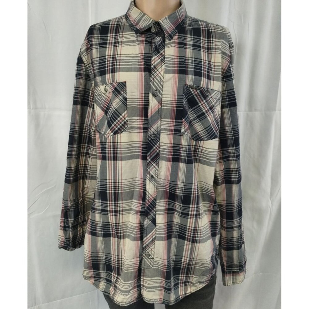 Buffalo David Bitton Men's Multicolor Shirt/Button Up SzXL SKU3443